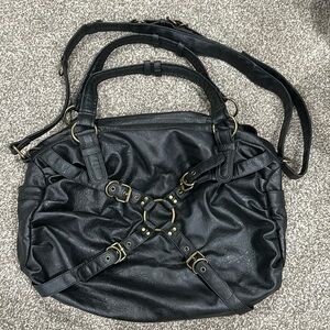 Urban outfitters - black leather bag